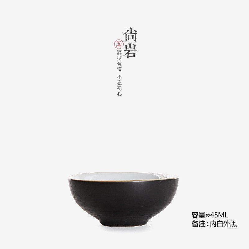 Stoneware Chinese creative tea cup single Cup handmade ceramic bucket fragrance Cup big kung fu tea set Tea Cup