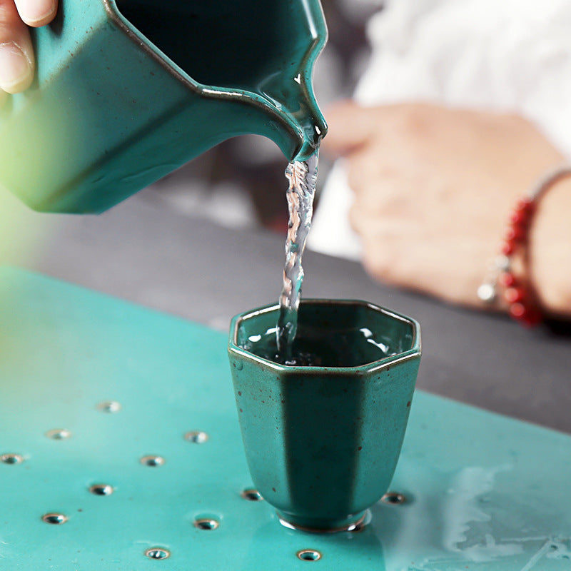 Stoneware Chinese creative tea cup single Cup handmade ceramic bucket fragrance Cup big kung fu tea set Tea Cup