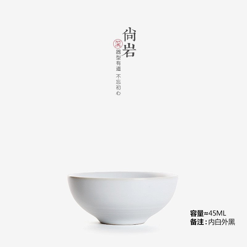 Stoneware Chinese creative tea cup single Cup handmade ceramic bucket fragrance Cup big kung fu tea set Tea Cup